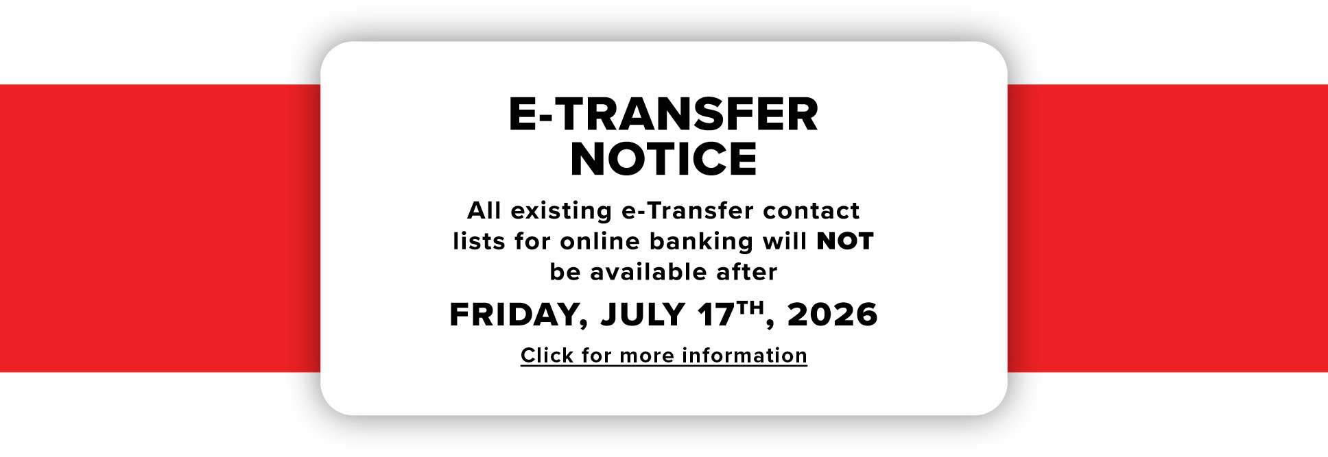 Member Notice